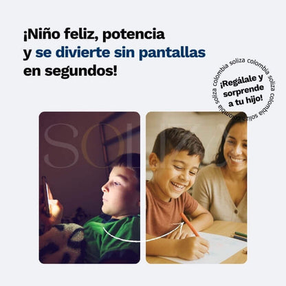 Mega Kit Creativo con Caballete Doble para Niños – 208 Piezas