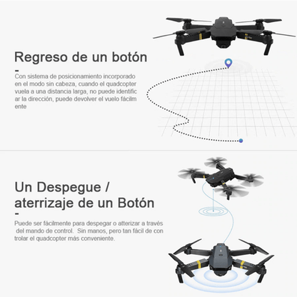 Drone Plegable Con Cámara Wifi 2.4g 998w - SOLIZA - 