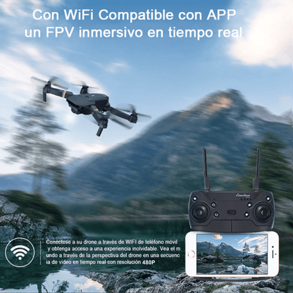 Drone Plegable Con Cámara Wifi 2.4g 998w - SOLIZA - 