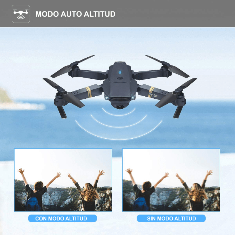 Drone Plegable Con Cámara Wifi 2.4g 998w - SOLIZA - 