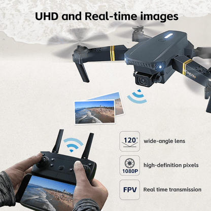Drone Plegable Con Cámara Wifi 2.4g 998w - SOLIZA - 