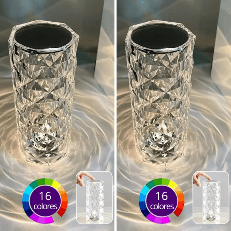 Lámpara de Cristal 3D - SOLIZA - 