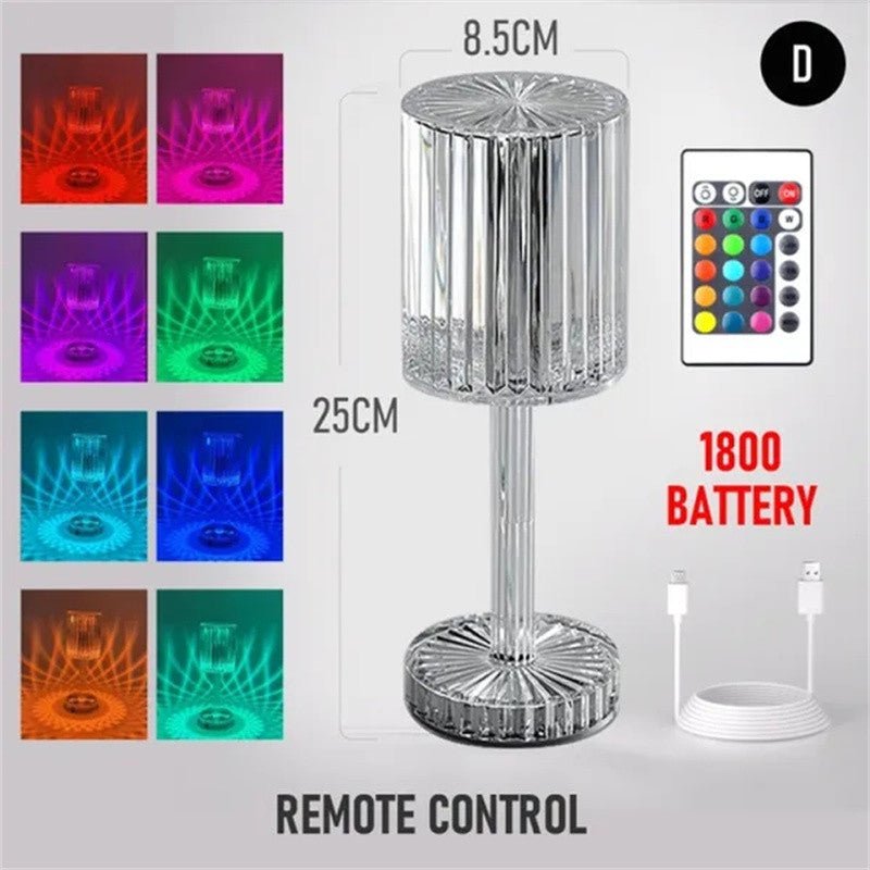 Lámpara de Led Multicolor con Control Remoto - La Magia del RGB - SOLIZA - 