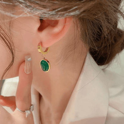 Set Collar Pendientes y Pulseras Esmeralda - SOLIZA - 